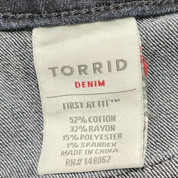 Torrid High Rise Skinny Jegging sz 16S - Picture 8 of 12